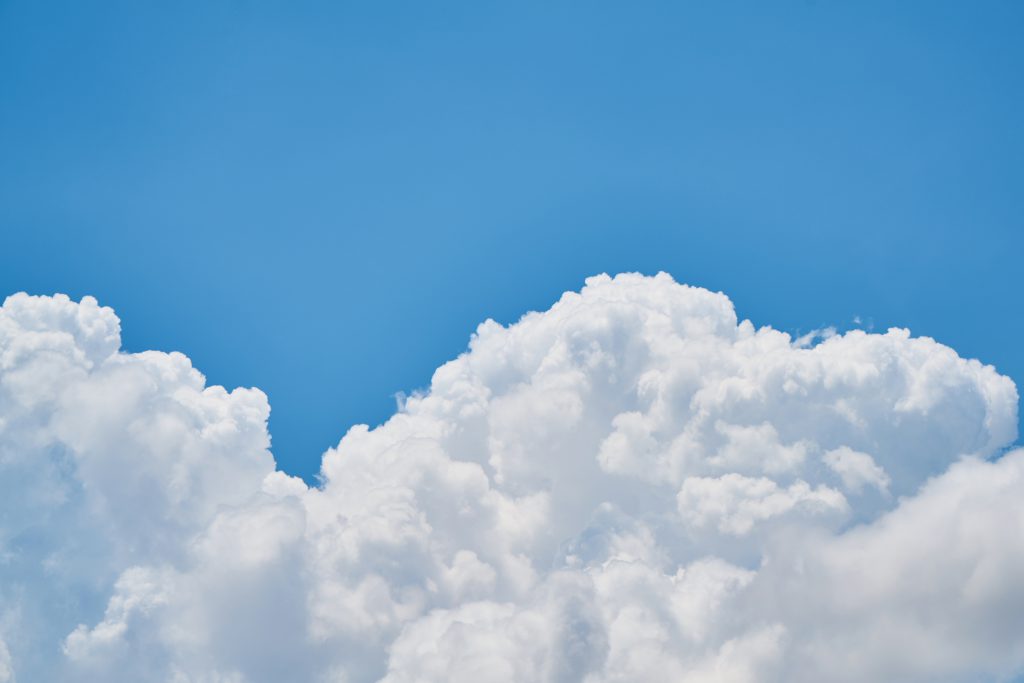 An image of some clouds to represent Google Cloid.